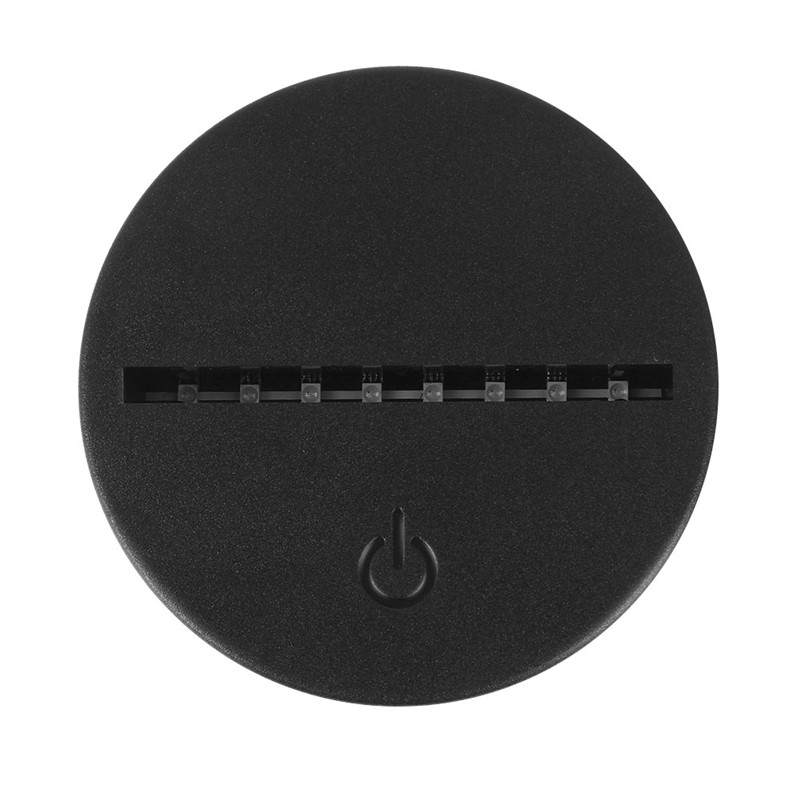 5 Pcs Remote 3D Light Base Ornament Lamp Holder Luminous Lights Lampada Wholesale Night Lighting Replacement For Acrylic