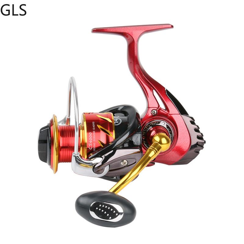 Baitcasting Reels GLS Brand 1000 2000 3000 4000 5000 6000 7000 Red + Gold 3+1BB Spinning Fishing Wheel Professional Metal Spool Tackle
Baitcasting Reels GLS Brand 1000 2000 3000 4000 5000 6000 7000 Red + Gold 3+1BB Spinning Fishing Wheel Professional Metal Spool Tackle
