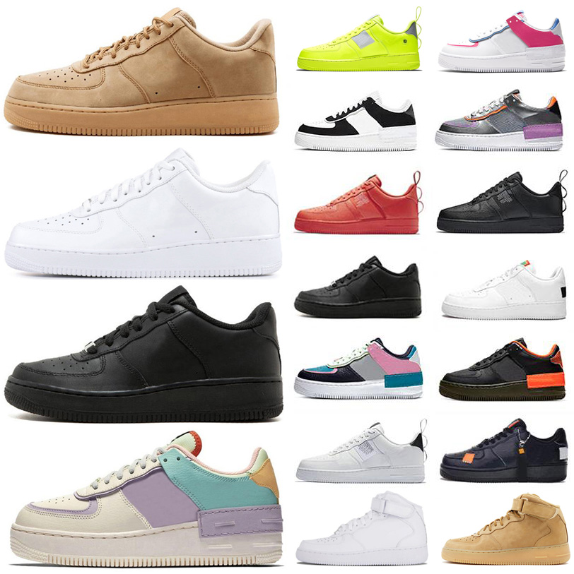 Nike Air Force 1 AF1 one platform shoes mens running shoe skateboard triple black white happhire wheat shadow utility men women sports train
Nike Air Force 1 AF1 one platform shoes mens running shoe skateboard triple black white happhire wheat shadow utility men women sports train