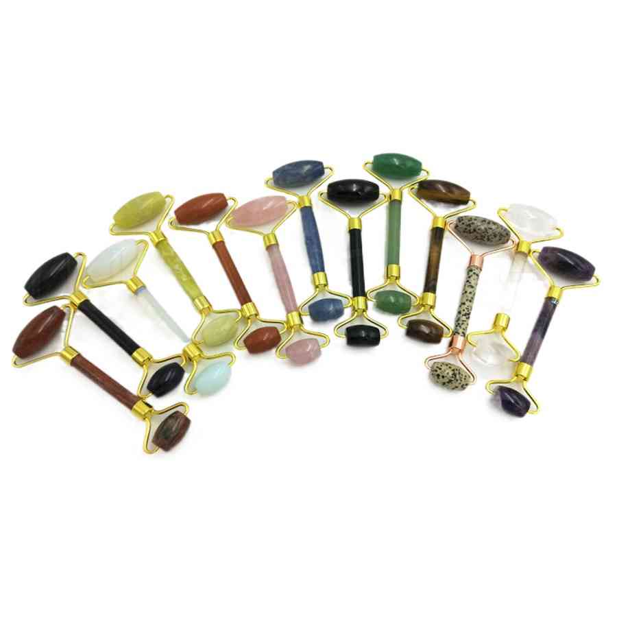Natural Facial Beauty Massage Tool Jade Roller Face Shaper Massager Relaxation Tools Face Massager Jade Roller Wholesale