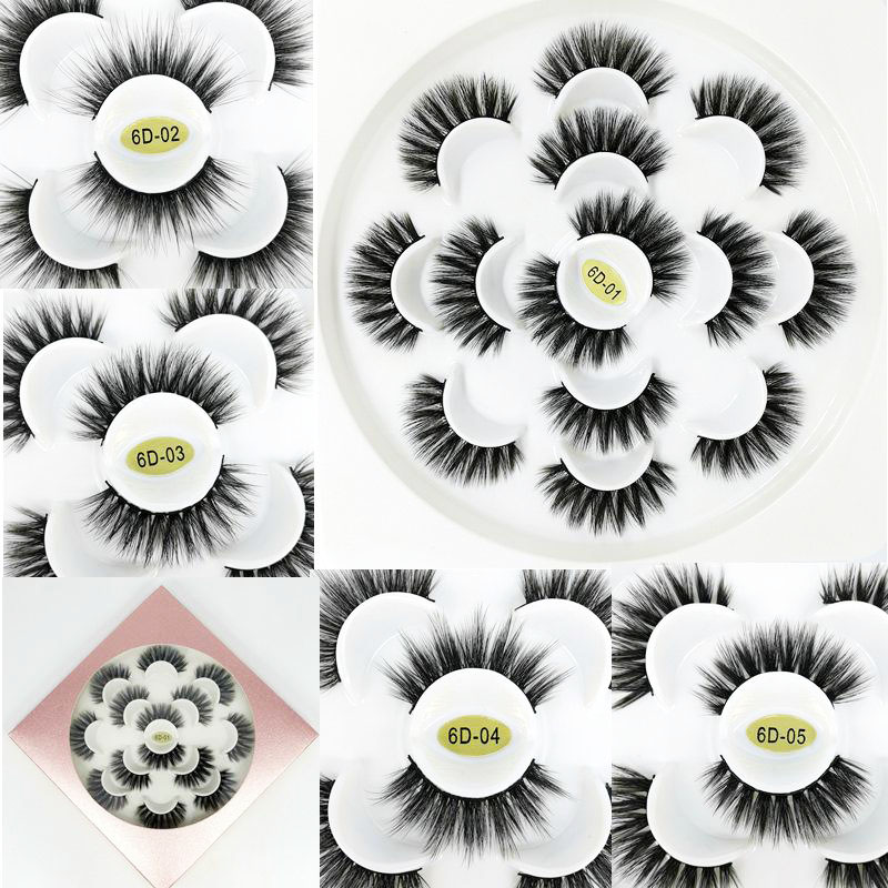 7 Pairs Natural False Eyelashes Fake Lashes Long 6D Mink Eyelash Extension Wispy Fluffy Handmade Makeup Tools
7 Pairs Natural False Eyelashes Fake Lashes Long 6D Mink Eyelash Extension Wispy Fluffy Handmade Makeup Tools