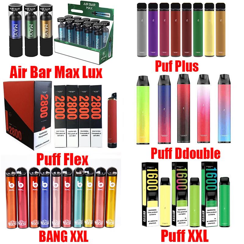 Bang XXL Air Bar Max Lux Puff FLEX Pro Switch Double Posh Plus XL Disposable E- cigarette Device Pod Kit 2in1 Battery Cartridges 2000 Puffs Prefilled Vape Kits
Bang XXL Air Bar Max Lux Puff FLEX Pro Switch Double Posh Plus XL Disposable E- cigarette Device Pod Kit 2in1 Battery Cartridges 2000 Puffs Prefilled Vape Kits