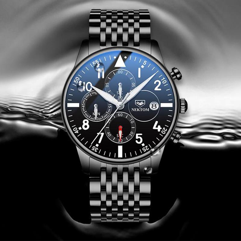 Wristwatches NEKTOM Watch Wrist Men Top Set Quartz 30m Waterproof Sport Military Relogio Masculino, G8195h
Wristwatches NEKTOM Watch Wrist Men Top Set Quartz 30m Waterproof Sport Military Relogio Masculino, G8195h
