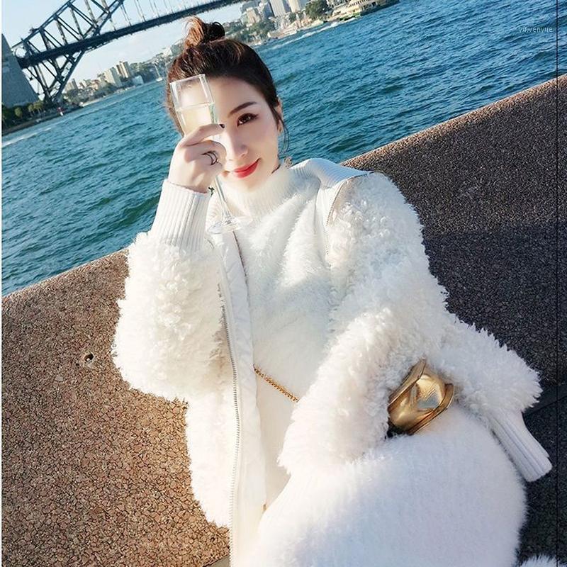 Women's Fur & Faux 2021 Thickened Plush Coat Female Cardigan Korean Winter Loose Regular Student, White
Women's Fur & Faux 2021 Thickened Plush Coat Female Cardigan Korean Winter Loose Regular Student, White
