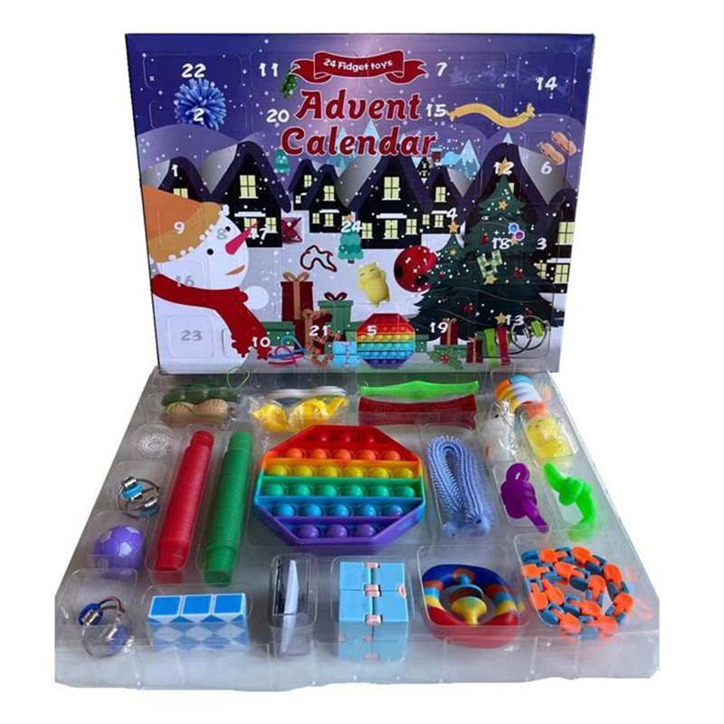 Party Favor 24pcs Set Christmas Fidget Toys Advent Calender Gifts Simple Dimple Decompression Toy Push Bubbles Xmas Gift Sea Way RRA4365
Party Favor 24pcs Set Christmas Fidget Toys Advent Calender Gifts Simple Dimple Decompression Toy Push Bubbles Xmas Gift Sea Way RRA4365