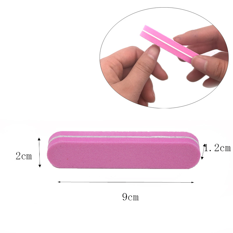 8 Pcs/Set Nail art kits with nails File Buffer UV Gel Polish remover and dust Brush Cuticle Pusher Manicure Tools PLASTIC Box NAK004