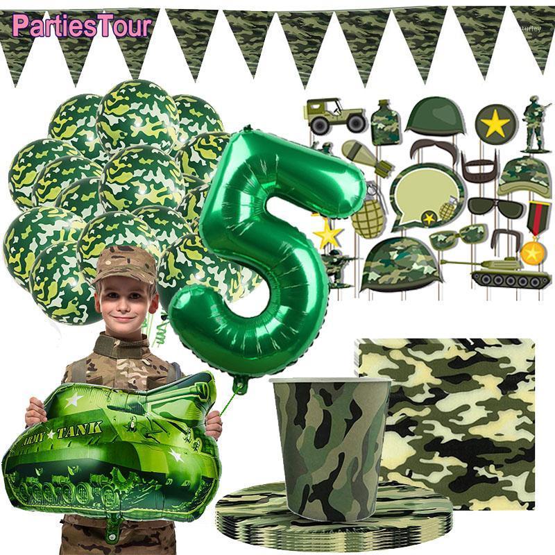 Party Decoration 5th 6th 7th 8th Birthday Army Military Camouflage Tank Balloon 32inch Number Helium Camo Supplies Tableware Banner
Party Decoration 5th 6th 7th 8th Birthday Army Military Camouflage Tank Balloon 32inch Number Helium Camo Supplies Tableware Banner