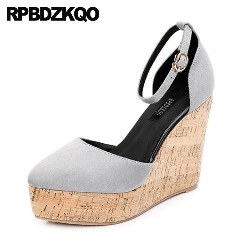 Fetish Closed Toe Platform Women Shoes 2021 Spring Designer Wedge Summer Pointed Ankle Strap Pumps Sandals High Heels Ladies, Black
Fetish Closed Toe Platform Women Shoes 2021 Spring Designer Wedge Summer Pointed Ankle Strap Pumps Sandals High Heels Ladies, Black
