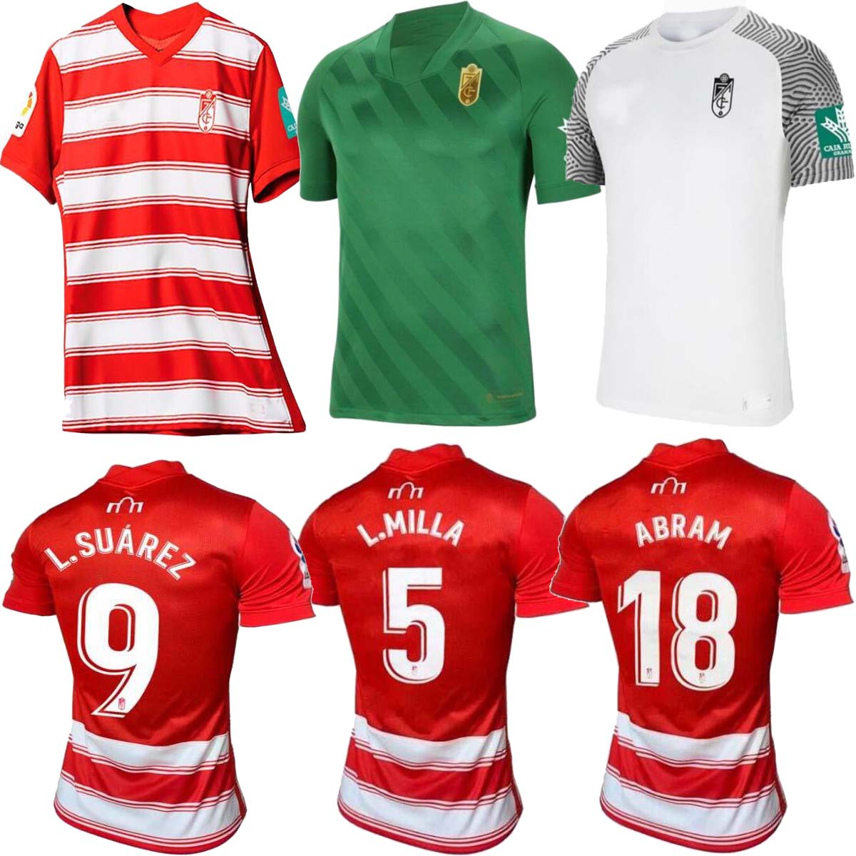 21 22 Granada CF soccer jerseys home away third MOLINA soro Germán L. Suárez BACCA Rochina ABRAM A.PUERTAS 2021 2022 DOMINGOS D. D.MACHIS AZEEZ C.NEVA MONCHUFootball shirts