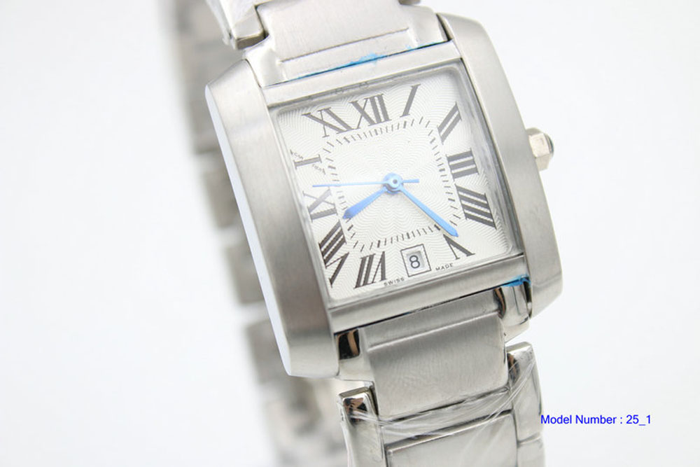 Fashion High Quailty Quartz 31mm Tank watch Date Rome White Dial Silver Stainless Steel Women Watches Casual Dress Couple, Slivery;brown
Fashion High Quailty Quartz 31mm Tank watch Date Rome White Dial Silver Stainless Steel Women Watches Casual Dress Couple, Slivery;brown