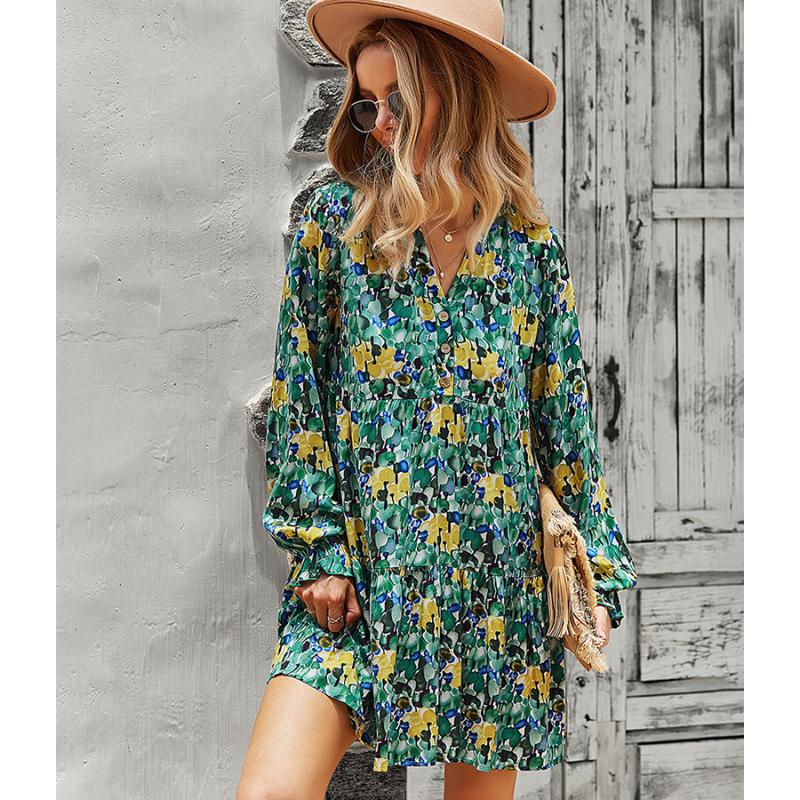 Casual Dresses GXDS Autumn Floral Print Dress Women 2021 Fashion Bohemian Style V-neck A-line Loose Holiday Long Sleeve, Orange
Casual Dresses GXDS Autumn Floral Print Dress Women 2021 Fashion Bohemian Style V-neck A-line Loose Holiday Long Sleeve, Orange