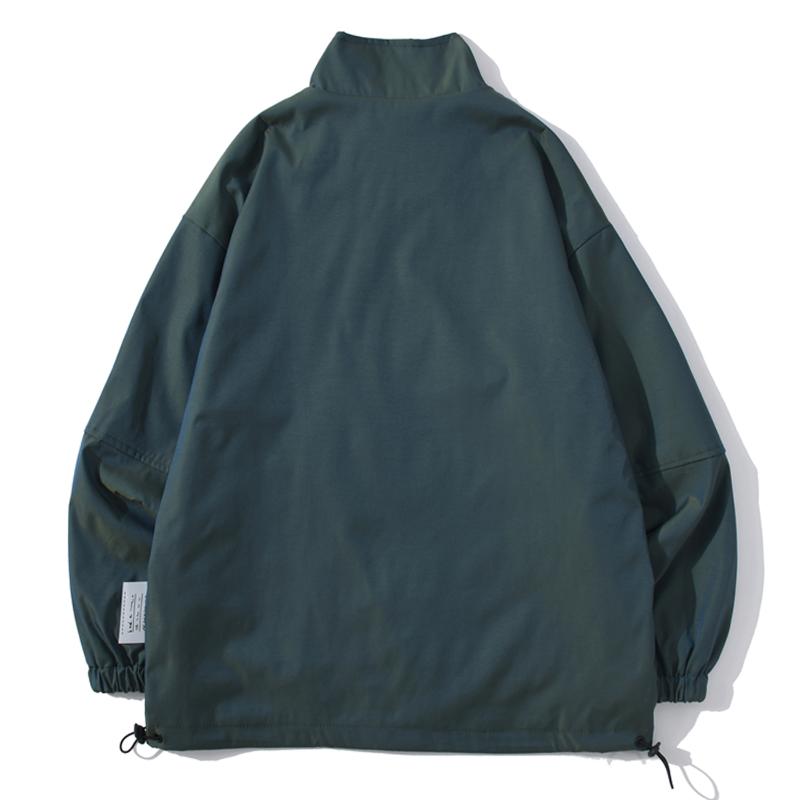 Hip Hop Patchwork Jacket Men Cotton Big Pocket Jackets Male Chaquetas Loose Casual Veste Homme Women Unisex Oversize Streetwear Men's