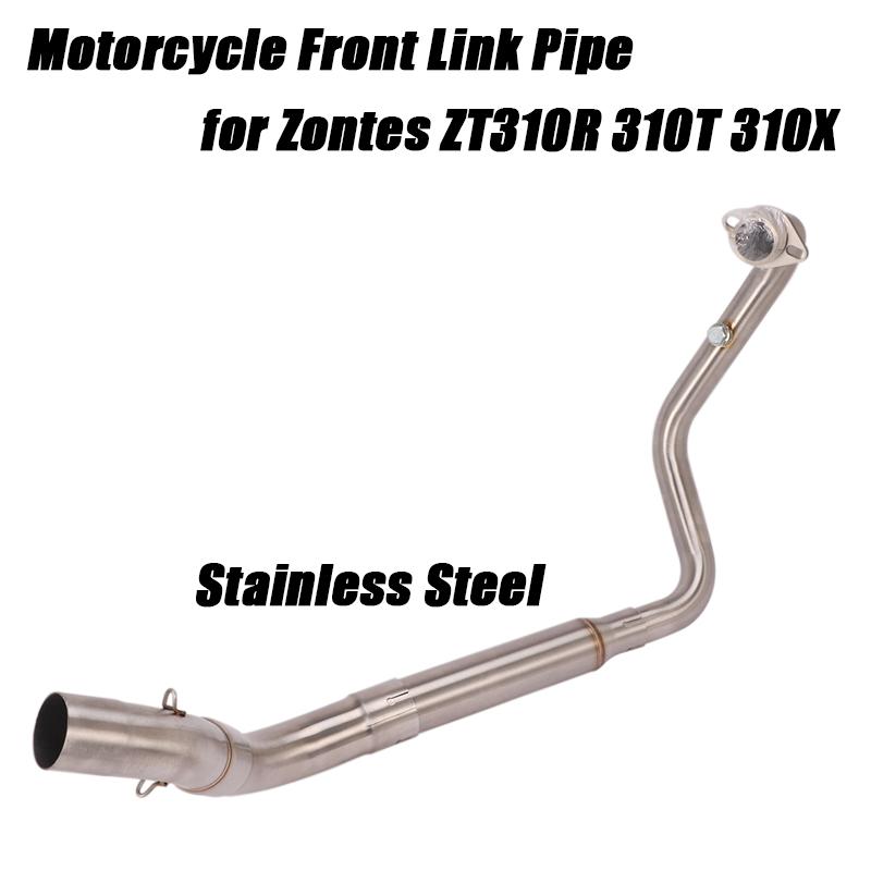 Motorcycle Exhaust System For Zontes ZT310R 310T 310X Until 2021 Front Link Pipe Stainless Steel Set Non-destructive Installation Escape
Motorcycle Exhaust System For Zontes ZT310R 310T 310X Until 2021 Front Link Pipe Stainless Steel Set Non-destructive Installation Escape