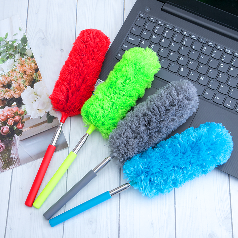 2021 Duster Accessories Microfiber Dusting Brush Extend Stretch Feather Home Dust Cleaner Car Furniture Household Cleaning Brush