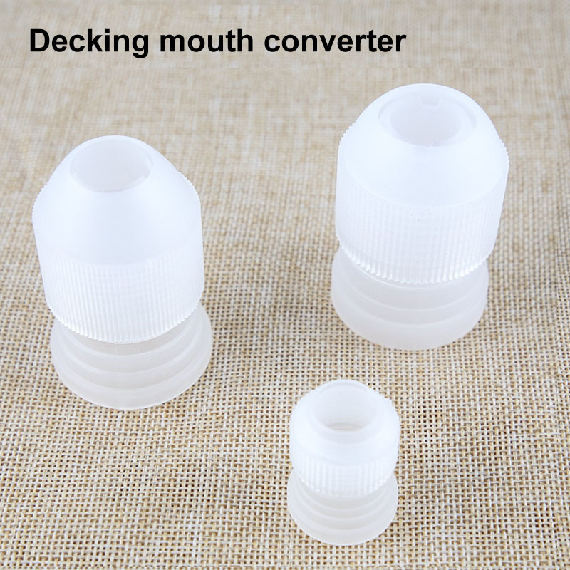 S M L Baking Tools Piping Bag Cake Decorating Tool 3 Pcs personality Thicken Adapter Set Dessert Decorators