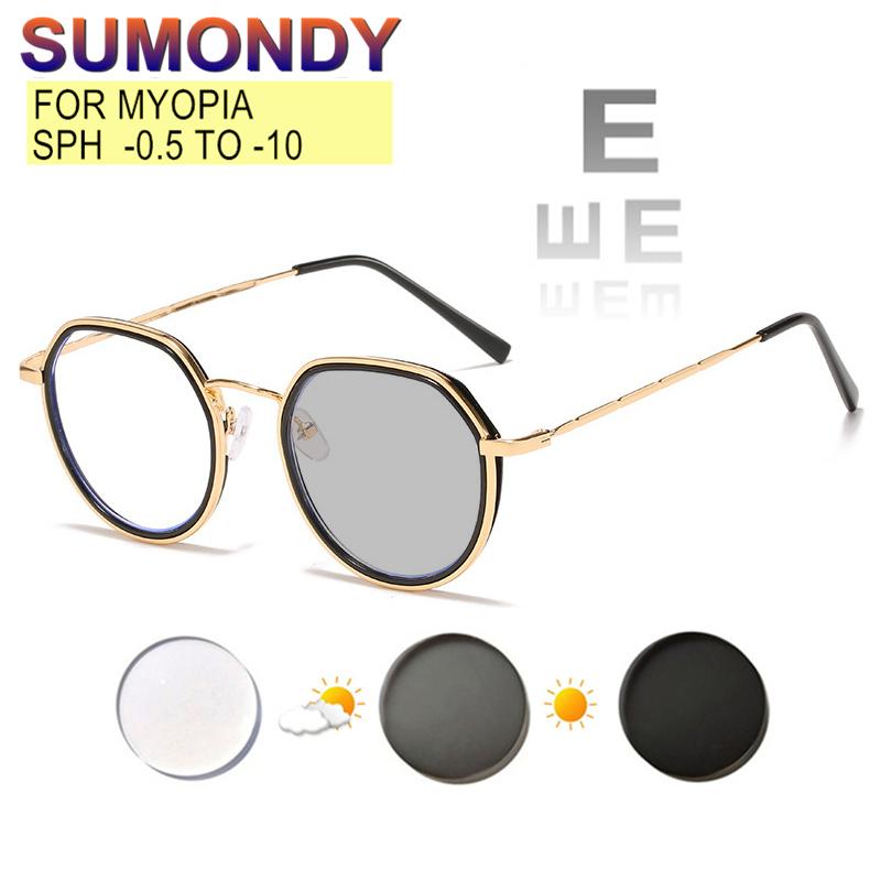 Sunglasses Astigmatism Customized Myopia Glasses Prescription -0.5 TO -10 Women Men Nearsighted Spectacles Pochromic Anti Blue Ray UF122, White;black
Sunglasses Astigmatism Customized Myopia Glasses Prescription -0.5 TO -10 Women Men Nearsighted Spectacles Pochromic Anti Blue Ray UF122, White;black