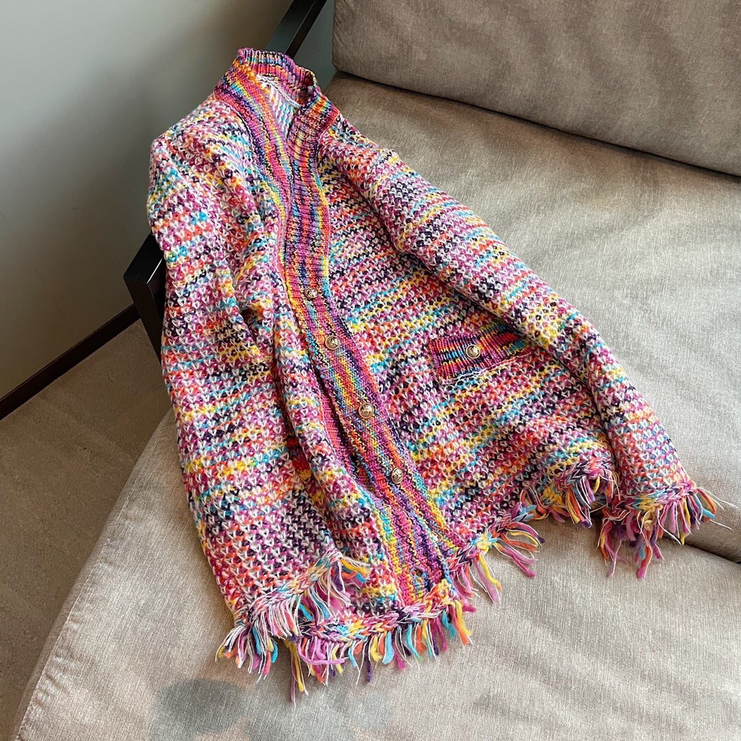 Women' sweater cardigan autumn new hit color long-sleeved cardigan color woven tassel loose knit sweater coat, Custom
Women' sweater cardigan autumn new hit color long-sleeved cardigan color woven tassel loose knit sweater coat, Custom