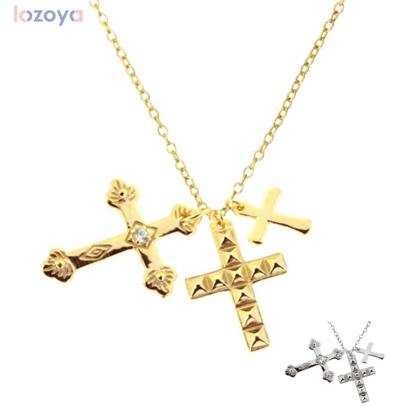 Chains Lozoya Winter 925 Sterling Silver Gold Three Cross Pendant Charm Long Chain Necklace 2021 Fashion Fine Jewelry Gift
Chains Lozoya Winter 925 Sterling Silver Gold Three Cross Pendant Charm Long Chain Necklace 2021 Fashion Fine Jewelry Gift