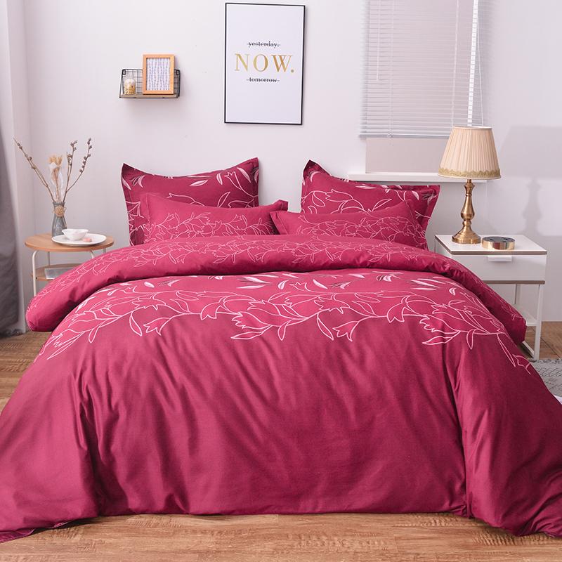Bedding Set American Imitation Embroidery Quilt Cover Pillowcase Extra Large Household Sets