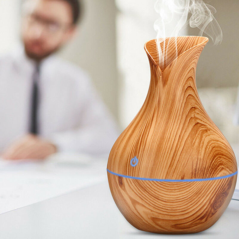 Creative Appearance USB LED Ultrasonic Aroma Humidifier Essential Oil Diffuser ABS PP Exquisite Aroma therapy Purifier