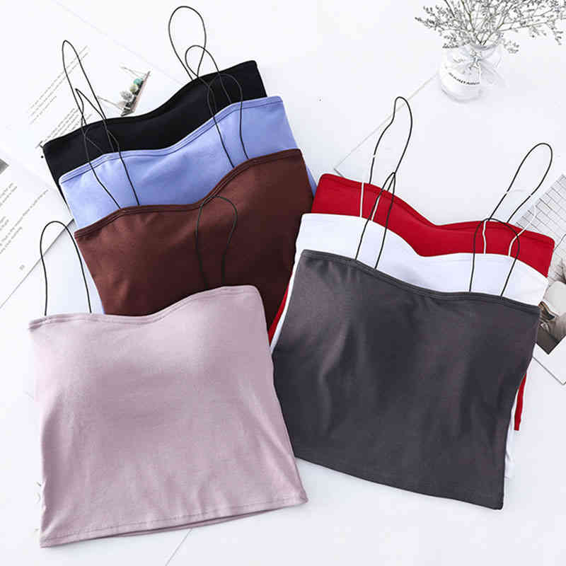 Women Sleeveless Vest Cami Tops Solid Color Summer Spaghetti Strap Summer Casual Chest Pad T-shirts Camis, White
Women Sleeveless Vest Cami Tops Solid Color Summer Spaghetti Strap Summer Casual Chest Pad T-shirts Camis, White