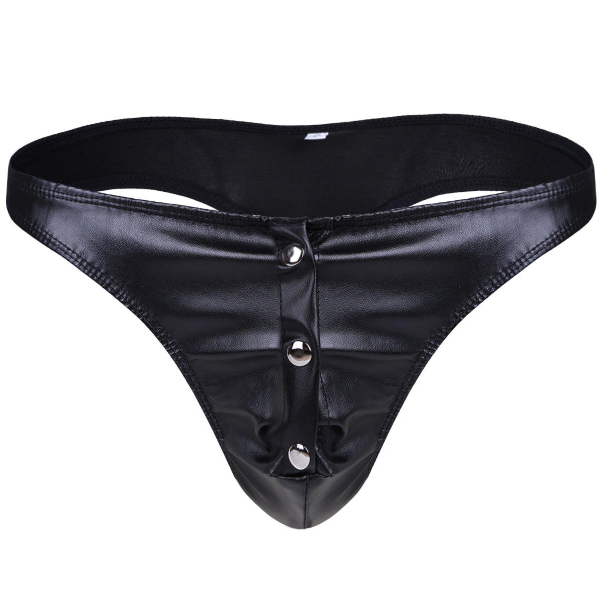Men Lingerie Faux Leather Briefs Bikini Underwear Underpants Buttons Crotch Panties mens jockstraps Sexy Gay Male Latex Panties
Men Lingerie Faux Leather Briefs Bikini Underwear Underpants Buttons Crotch Panties mens jockstraps Sexy Gay Male Latex Panties