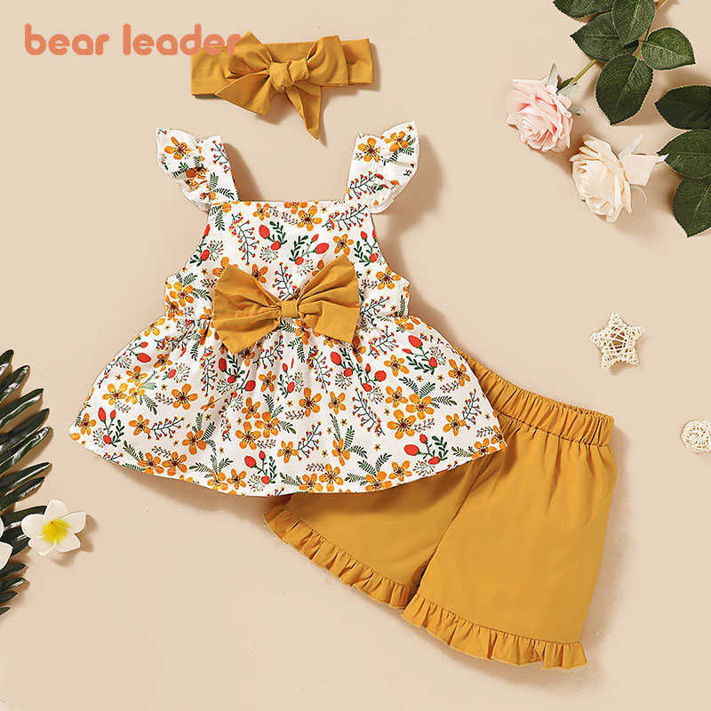 Bear Leader Fashion born Clothes Summer Toddler Baby Flowers Vest and Shorts with Handband Girls Bow-knot Outfits 1-4Y 210708, Ah1339 black
Bear Leader Fashion born Clothes Summer Toddler Baby Flowers Vest and Shorts with Handband Girls Bow-knot Outfits 1-4Y 210708, Ah1339 black