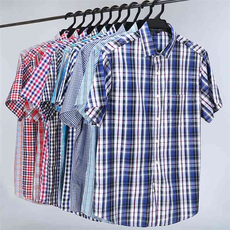 5XL 6XL 7XL 8XL 10XL Men's Plus Size Shirts Fashion Casual Classic Style 100% Cotton Comfortable Plaid Short Sleeve Shirt Male 210708, 5037red
5XL 6XL 7XL 8XL 10XL Men's Plus Size Shirts Fashion Casual Classic Style 100% Cotton Comfortable Plaid Short Sleeve Shirt Male 210708, 5037red
