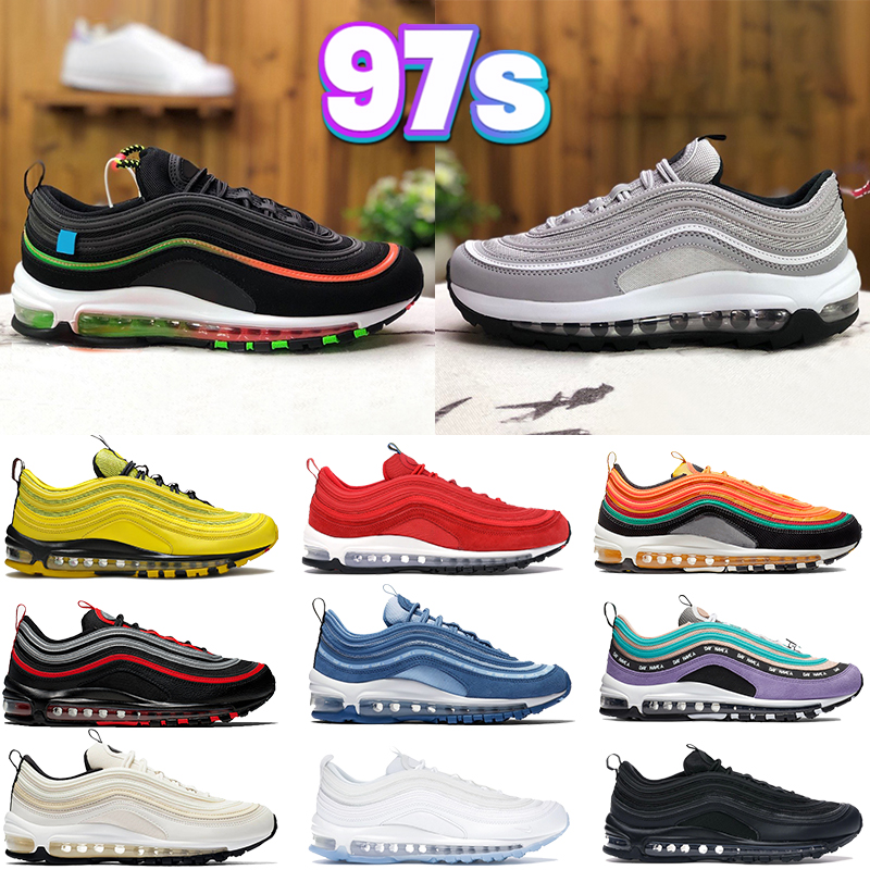 Newest 97s men Running Shoes worldwide undftd black white red silver bullet midnight navy sunburst bright citron Phantom mens Trainers women Sneakers, 35 bubble wrap packaging
Newest 97s men Running Shoes worldwide undftd black white red silver bullet midnight navy sunburst bright citron Phantom mens Trainers women Sneakers, 35 bubble wrap packaging