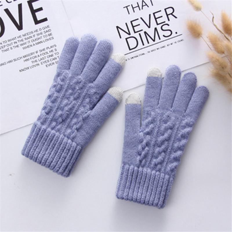 Five Fingers Gloves Mittens Women's Winter Multi-function Riding Screen Cute Soft Warm Mitten Solid Color
Five Fingers Gloves Mittens Women's Winter Multi-function Riding Screen Cute Soft Warm Mitten Solid Color