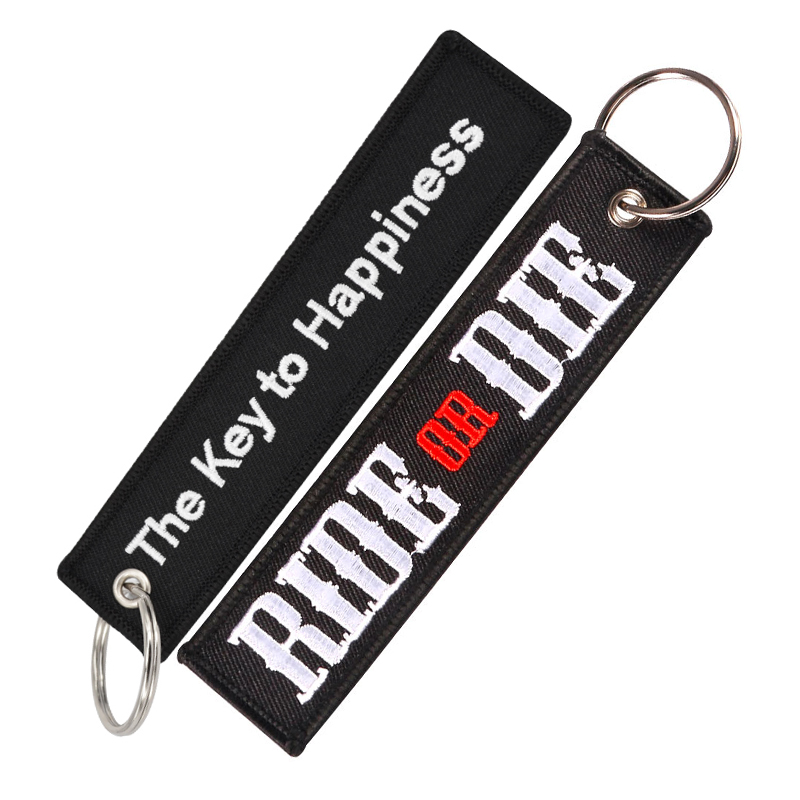 Fashion Key Tag Bijoux Keychain for Motorcycles The to Happiness Keyfob KeyRing Chaveiro Remove Before Flight