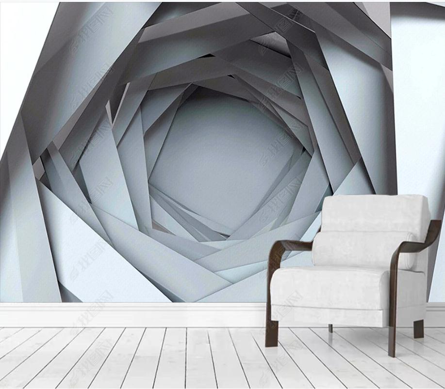 Custom 3d wallpaper extended space wallpapers background wall 3d murals wallpaper for living room