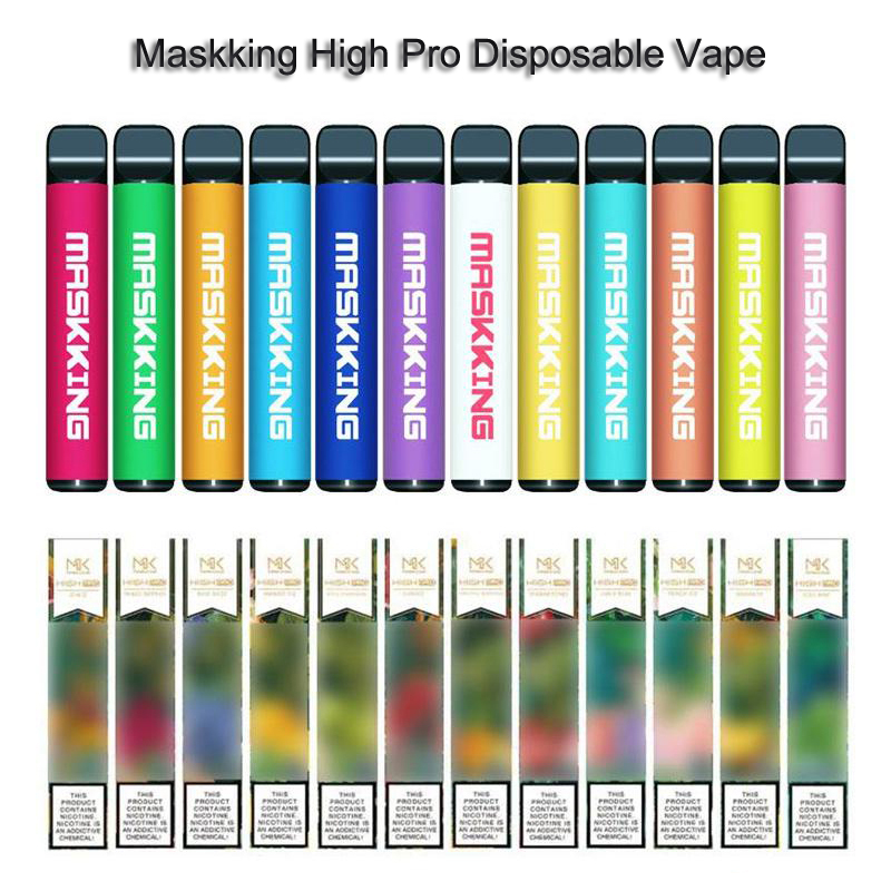 Maskking High Pro Disposable Device E Cigarette US/Russsia Version 1000 puffs 650mAh 3.5ml Pod PK Air Bar Lux GT BANG XXL
Maskking High Pro Disposable Device E Cigarette US/Russsia Version 1000 puffs 650mAh 3.5ml Pod PK Air Bar Lux GT BANG XXL