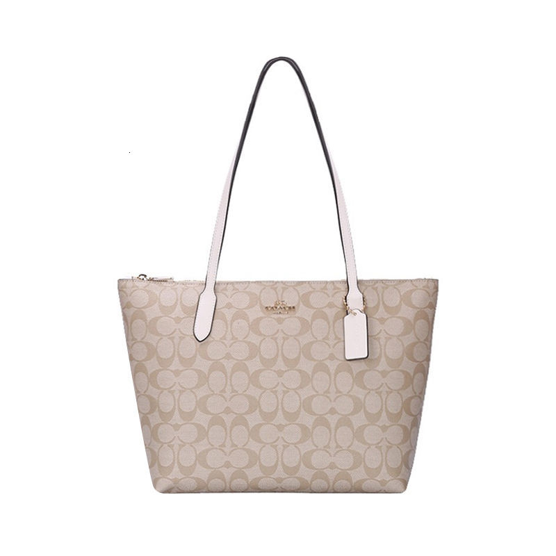 Coach / couchi women's classic casual and versatile one shoulder portable tote bag PVC 4455 79609
Coach / couchi women's classic casual and versatile one shoulder portable tote bag PVC 4455 79609