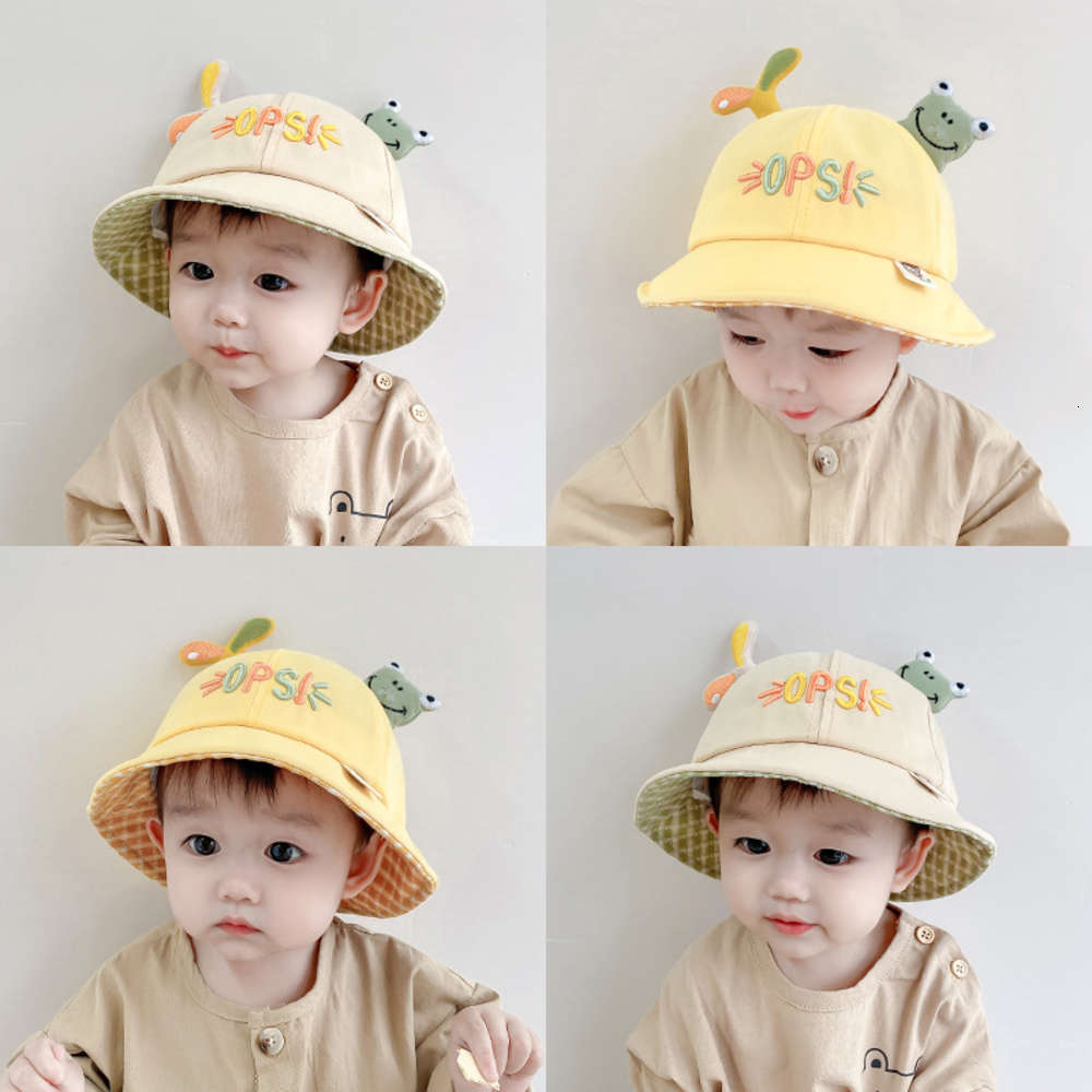 Baby Hat thin spring and autumn children girl cute super basin hat boy foreign style fashion versatile fisherman's, Yellow
Baby Hat thin spring and autumn children girl cute super basin hat boy foreign style fashion versatile fisherman's, Yellow