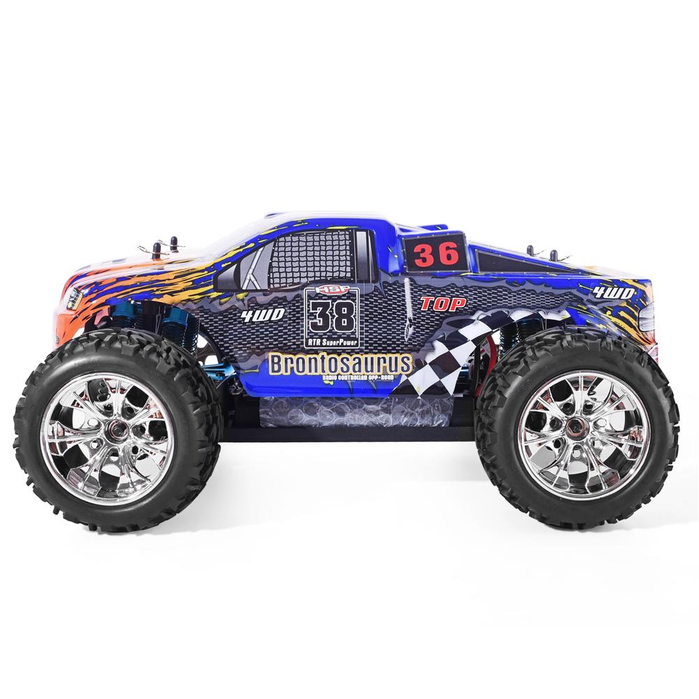 

HSP RC Car 1/10 Scale 4wd Off Road Monster Truck 94111PRO Electric Power Brushless Motor Lipo Battery High Speed Hobby Vehicle 201218
