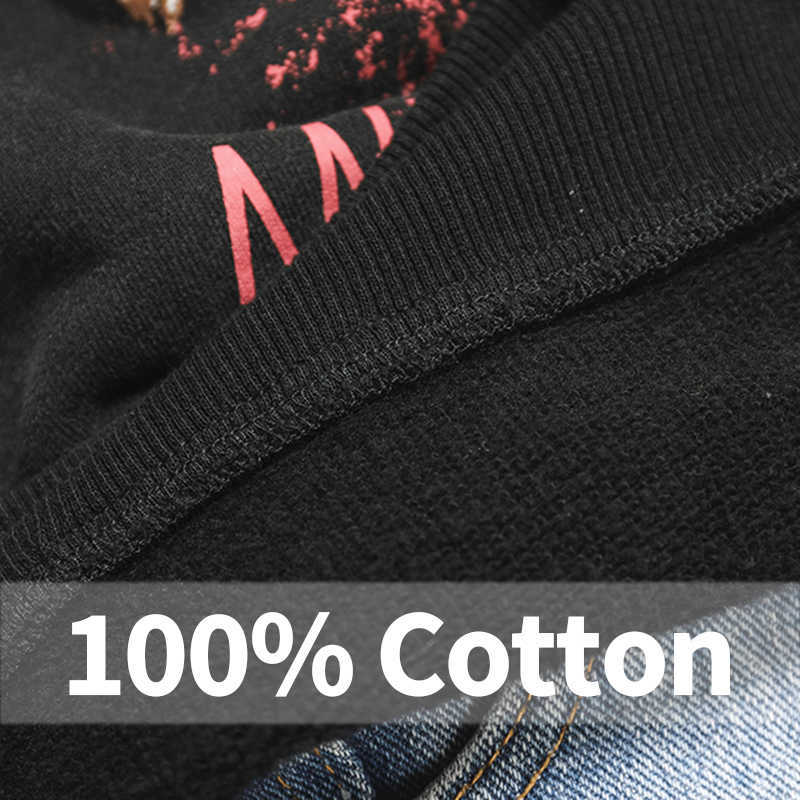 Black Tiger Head Graphic Boho Sweatshirt Women Autumn Winter Long Sleeve O Neck 100% Cotton Pullover Casual Vintage Hoodies 210826