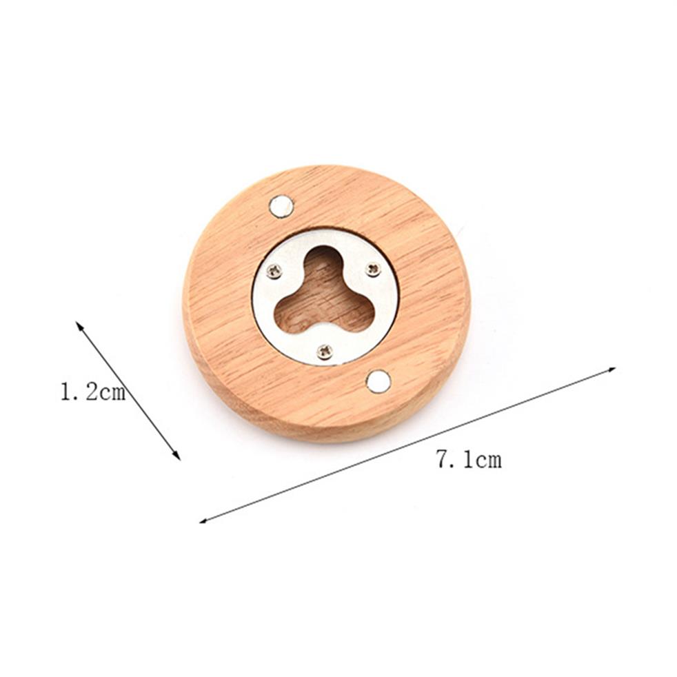 Party Favor Wood Bottle Opener Support Personalized Logo Custom Name Date Refrigerator Magnet Wedding Favors And Gifts For Guests54424524