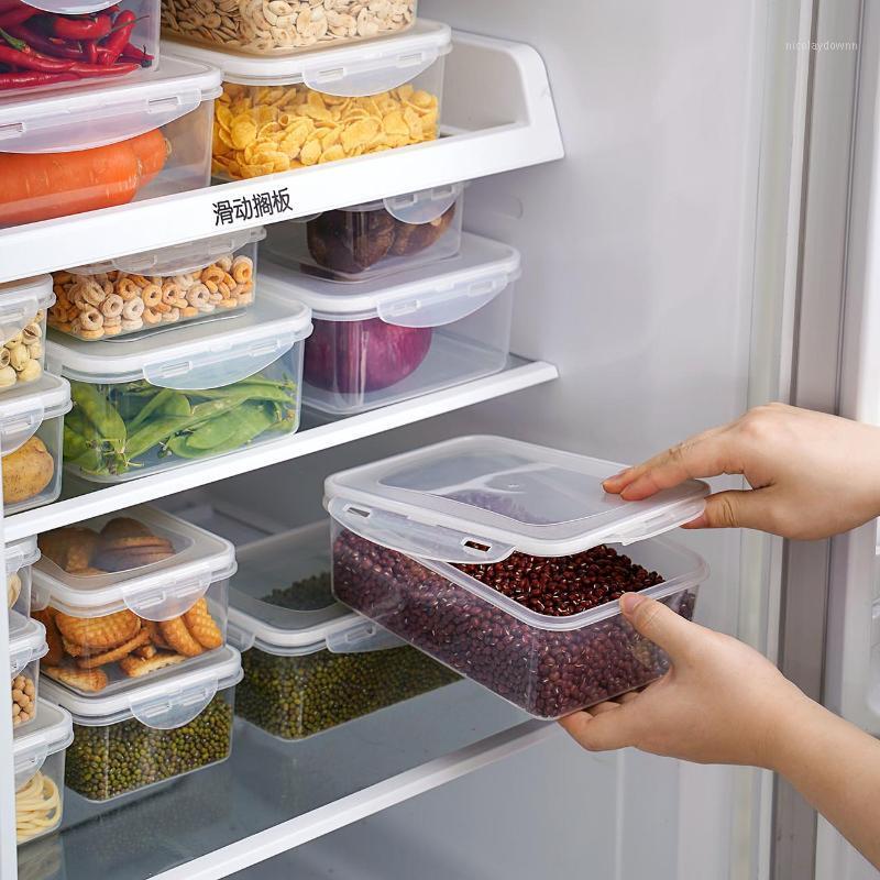 Storage Bottles & Jars PP Refrigerator Fresh-Keeping Food Vegetable Box With Lid Kitchen Different Capacity Plastic Sealed Clear Contai
Storage Bottles & Jars PP Refrigerator Fresh-Keeping Food Vegetable Box With Lid Kitchen Different Capacity Plastic Sealed Clear Contai
