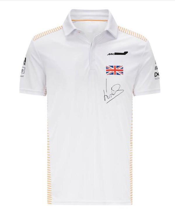 F1 team racing suit POLO shirt, polyester quick-drying lapel short-sleeved T-shirt, customized for car fans in the same style 
F1 team racing suit POLO shirt, polyester quick-drying lapel short-sleeved T-shirt, customized for car fans in the same style