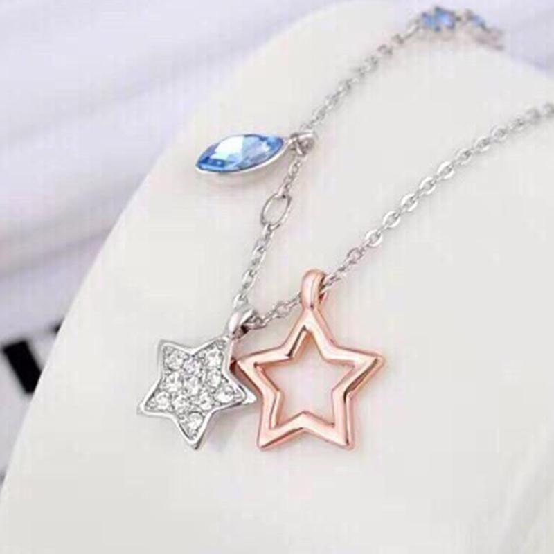 Chains Starbags 2021 Necklace, Female, Crystal, Starfish, White Pearl, Rose Gold Inlaid Diamond Clavicle Chain, With Box Dust Bag, Silver
Chains Starbags 2021 Necklace, Female, Crystal, Starfish, White Pearl, Rose Gold Inlaid Diamond Clavicle Chain, With Box Dust Bag, Silver