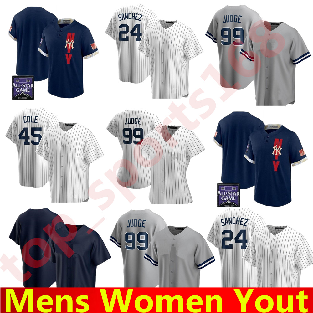 2021 All-Star Game Baseball jerseys Gerrit Cole Derek Jeter Gary Sanchez DJ LeMahieu Aaron Judge Yankee Gleyber Torres Giancarlo Stanton Men, Blue;black
2021 All-Star Game Baseball jerseys Gerrit Cole Derek Jeter Gary Sanchez DJ LeMahieu Aaron Judge Yankee Gleyber Torres Giancarlo Stanton Men, Blue;black