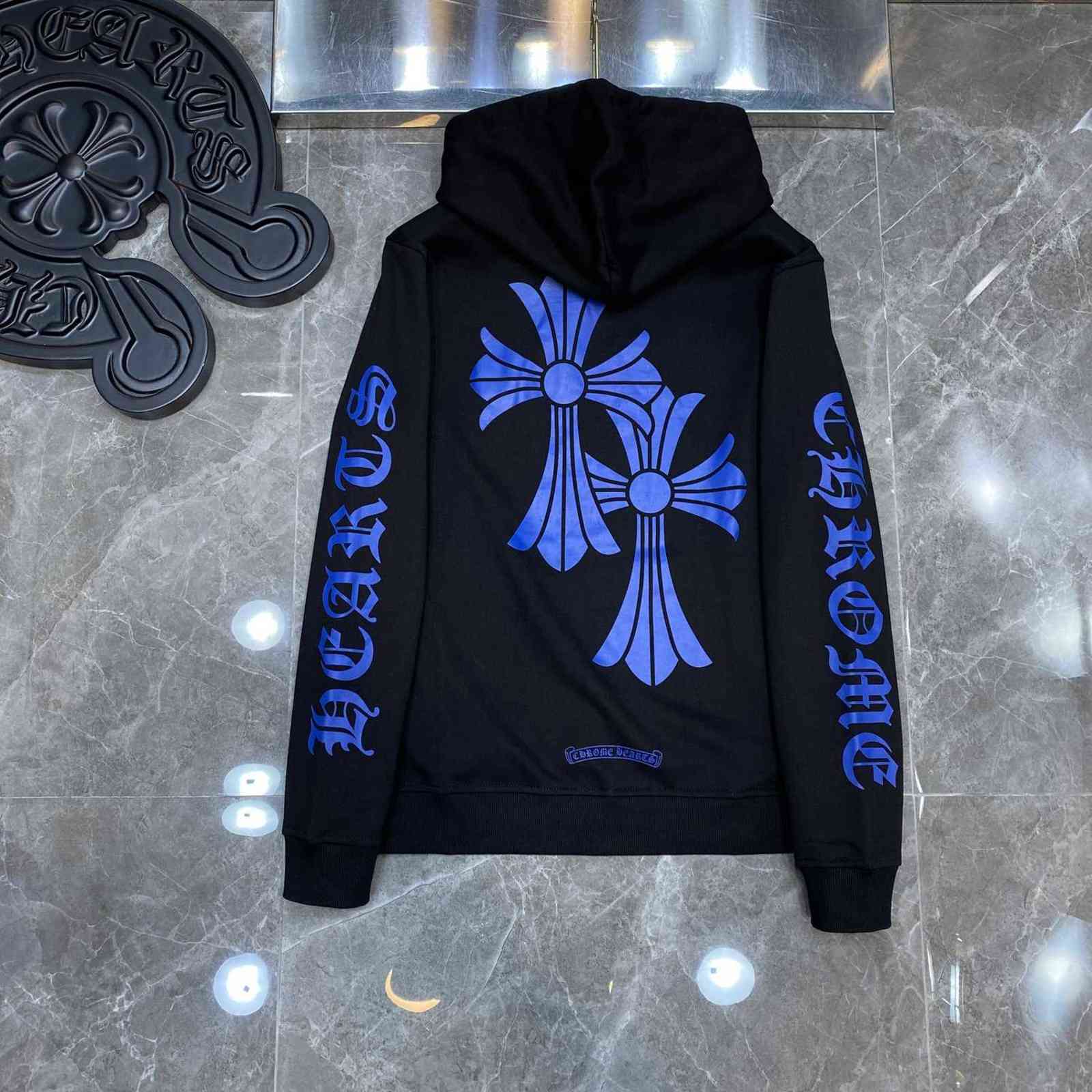 Chrome 2021 New Hearts Navy Blue Flower Arm Limited Hooded Sweater Men's and Women's Cotton Hoodies S-xl, Black
Chrome 2021 New Hearts Navy Blue Flower Arm Limited Hooded Sweater Men's and Women's Cotton Hoodies S-xl, Black