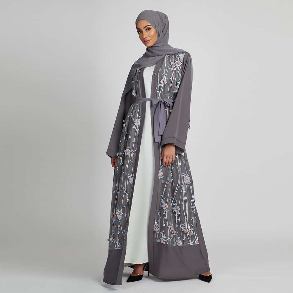 Ramadan Eid Mubarak Embroidery Abaya Turkey Kimono Cardigan Hijab Muslim Dress Islam Clothing Abayas For Women Dubai Kaftan Robe 
Ramadan Eid Mubarak Embroidery Abaya Turkey Kimono Cardigan Hijab Muslim Dress Islam Clothing Abayas For Women Dubai Kaftan Robe