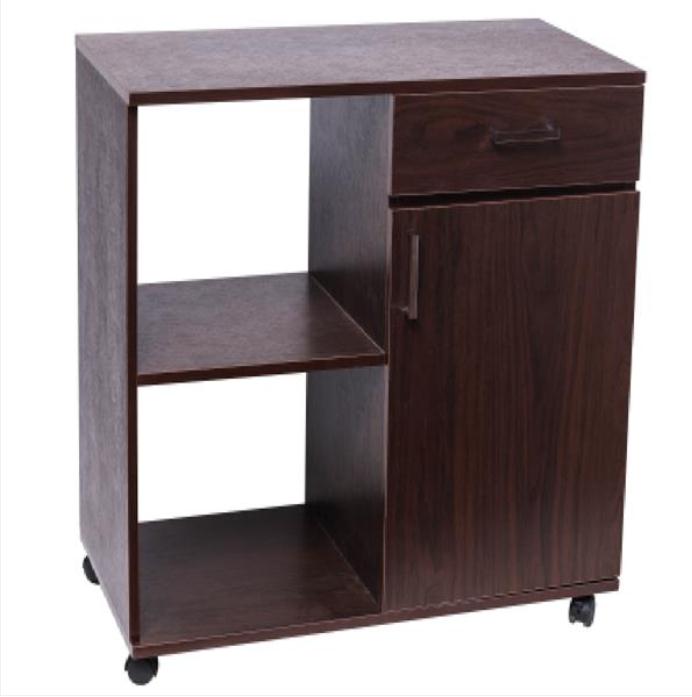 2022 Boxes & Bins Printer Stand with Storage Wooden Under Desk Cabinet Drawers Home Office Furniture