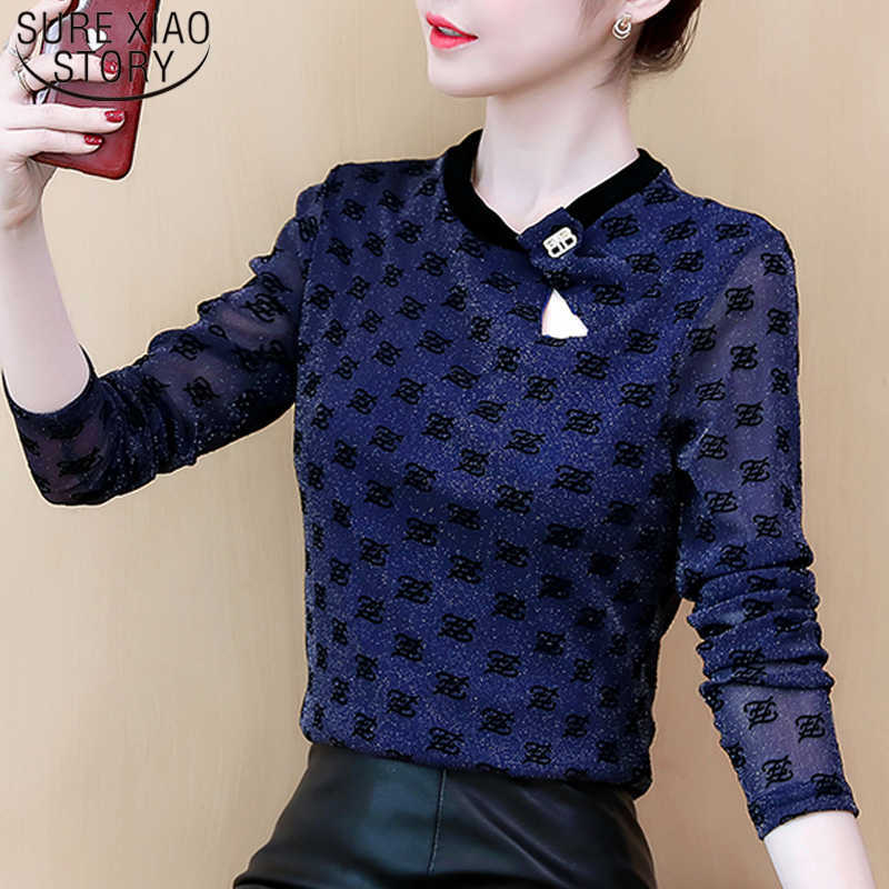 Autumn Winter Round Collar Bottom Shirts Women Thin Long Sleeve Sexy Women Tops Fashion Print Hollow Blouses 6965 50 210527, Black
Autumn Winter Round Collar Bottom Shirts Women Thin Long Sleeve Sexy Women Tops Fashion Print Hollow Blouses 6965 50 210527, Black