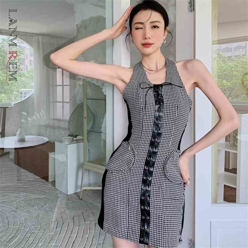 Women Slim Gentle Temperament Sheath Plaid Sleeveless Casual Dress Fit Fashion Summer 2H504 210526, Black
Women Slim Gentle Temperament Sheath Plaid Sleeveless Casual Dress Fit Fashion Summer 2H504 210526, Black