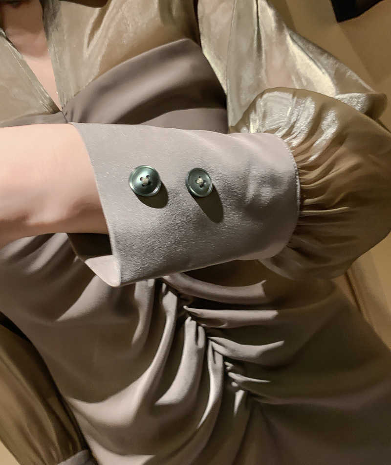 Korean Casual Women Shirt Dress Office Ladies Elegant Long Sleeve Patchwork Mini Dresses Spring Female Vestidos 210608