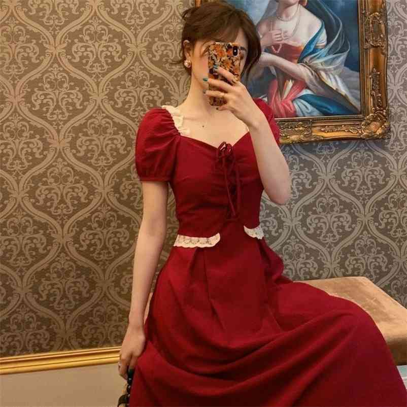 Summer Elegant Dress Women A Line Short Sleeve Party Kawaii Korean Japan Style French Vintage Retro 210517, Short-blue
Summer Elegant Dress Women A Line Short Sleeve Party Kawaii Korean Japan Style French Vintage Retro 210517, Short-blue