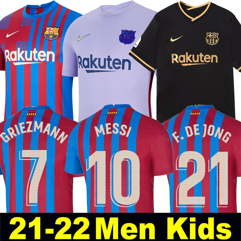 Barcelona soccer jersey Camisetas de football shirt MESSI BARCA KUN AGUERO 21 22 ANSU FATI 2021 2022 GRIEZMANN F.DE JONG COUNTINHO DEST jerseys men kids kit sets socks, 21/22 away men jersey 
Barcelona soccer jersey Camisetas de football shirt MESSI BARCA KUN AGUERO 21 22 ANSU FATI 2021 2022 GRIEZMANN F.DE JONG COUNTINHO DEST jerseys men kids kit sets socks, 21/22 away men jersey